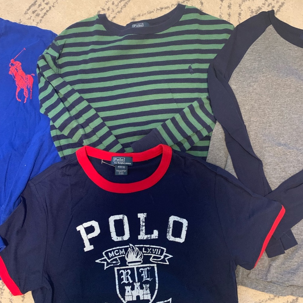 Boys polo Ralph Lauren lot size medium 10 to 12